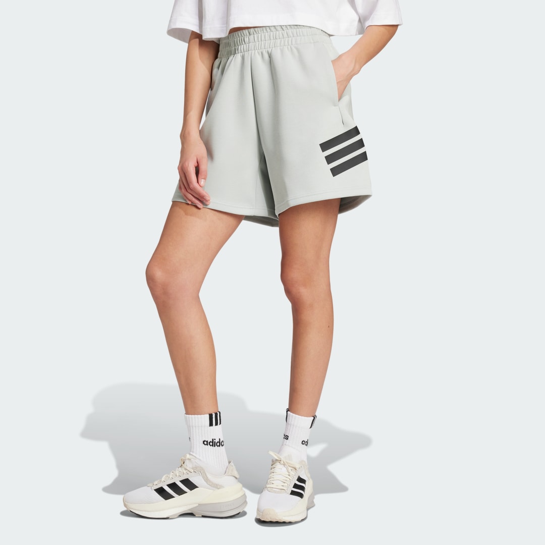 Kratke hlače adidas Performance Future Icons 3-Stripes Relaxed Shorts Zelena | JC5446, 0