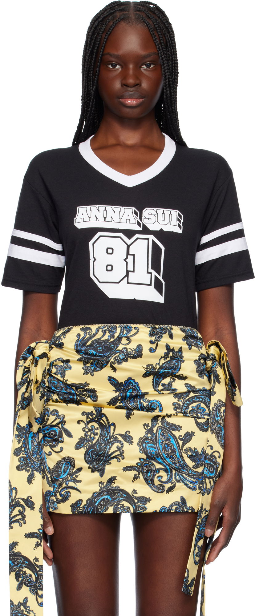 Majica Anna Sui Anna Sui Logo Graphic T-Shirt Črna | T225D1