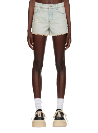 Kratke hlače AMI Five Pockets Shorts Modra | FSO104.DE0002