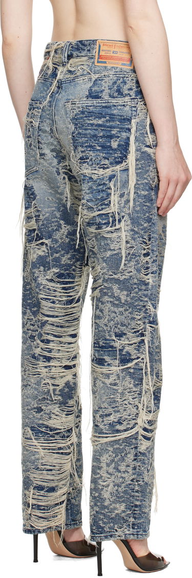 Kavbojke Diesel Diesel 1988 D-Ark Regular Fit Distressed Jeans Modra | A19193 09M04, 2