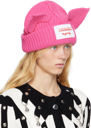 Beanie Charles Jeffrey Loverboy Charles Jeffrey LOVERBOY Chunky Ears Beanie Roza | 54130305, 3