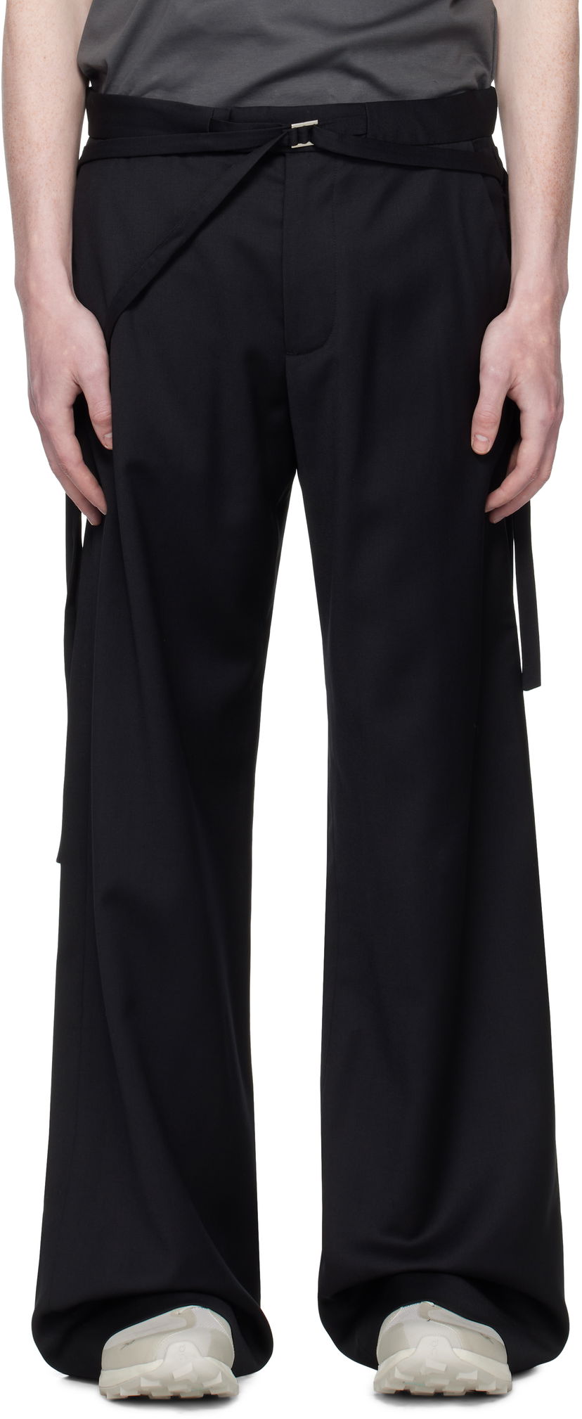 Hlače HELIOT EMIL Spectra Tailored Trousers Črna | PREAW25_M_10_201_BLK01