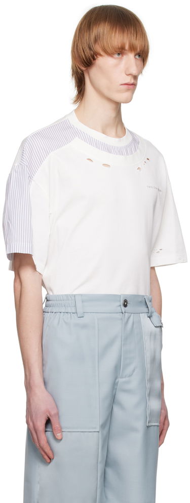 Majica Feng Chen Wang Feng Chen Wang Distressed T-Shirt Bela | FMS15TS03, 1