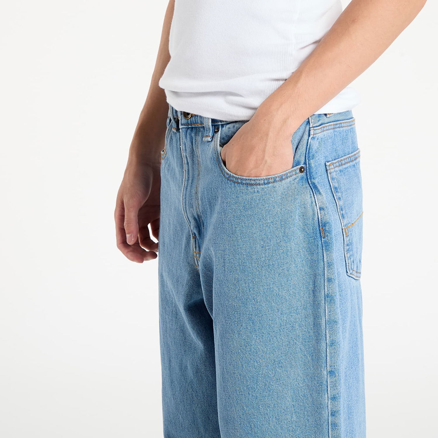 Kavbojke Vans Check-5 Baggy Denim Trousers, Size: 38 Modra | VN000PQHCDX, 1