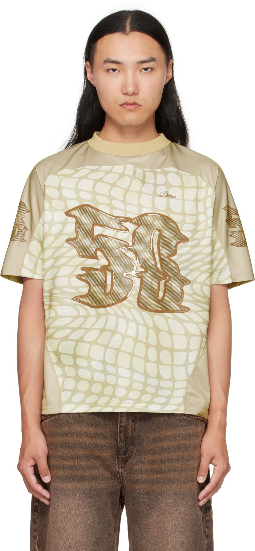 Majica Dime Dime N50 Jersey T-Shirt Bež | DIMEFA256TAU