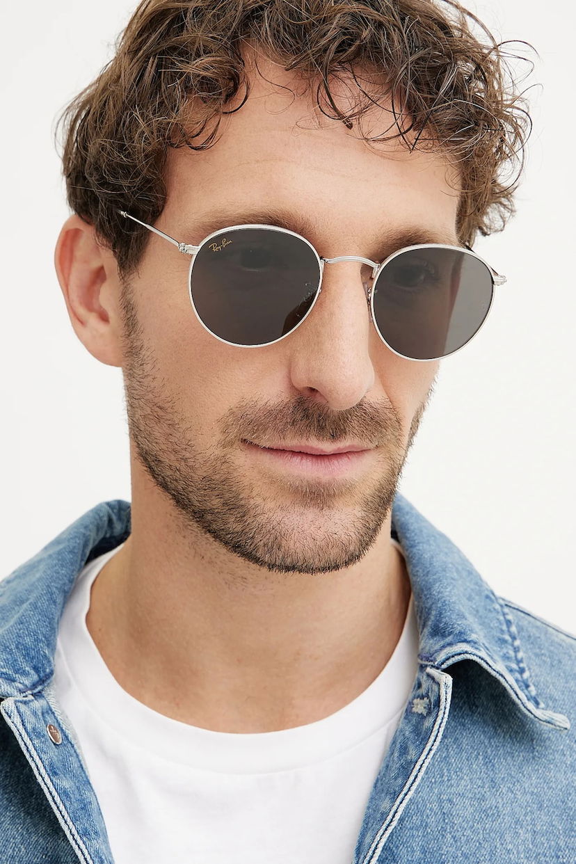 Sončna očala Ray-Ban Ray-Ban Round Metal Sunglasses 0RB3447 Kovinski | 0RB3447.9198B1