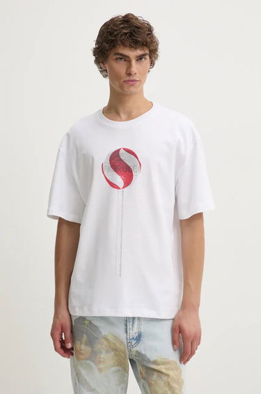 Majica Fiorucci Lollipop Print Oversized T-Shirt Bela | M01FMTSH103CJ01WH03, 0