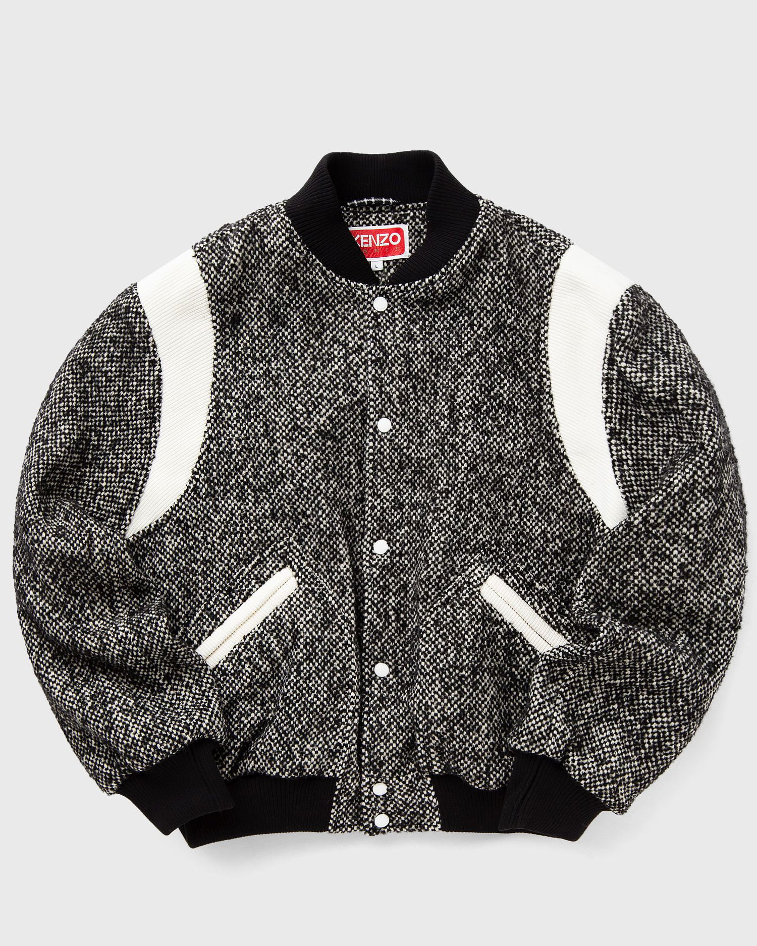 Bomber jakna KENZO WOOL VARSITY JACKET Kovinski | FE65BL1489OX.99, 0