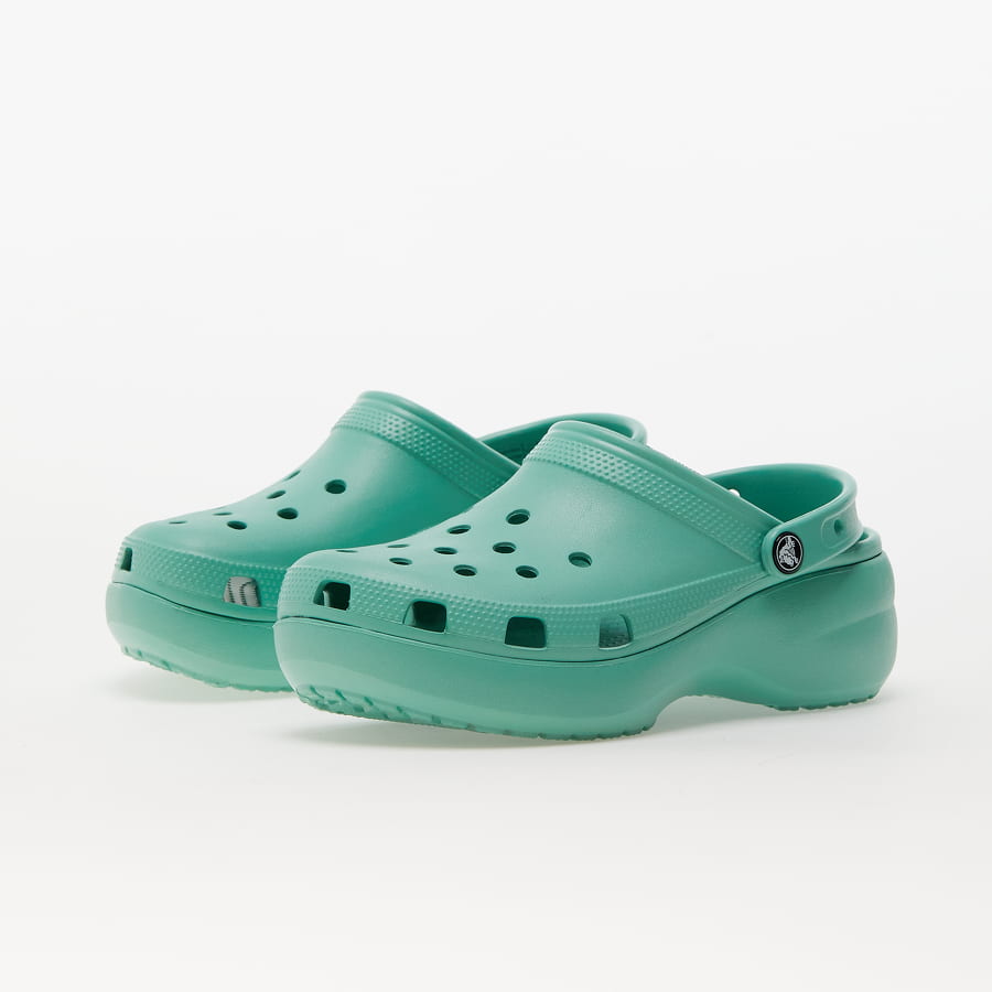 Superge in čevlji Crocs Classic Platform Clog W Zelena | 206750-3UG, 0
