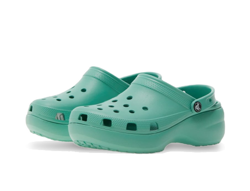 Superge in čevlji Crocs Classic Platform Clog W Zelena | 206750-3UG