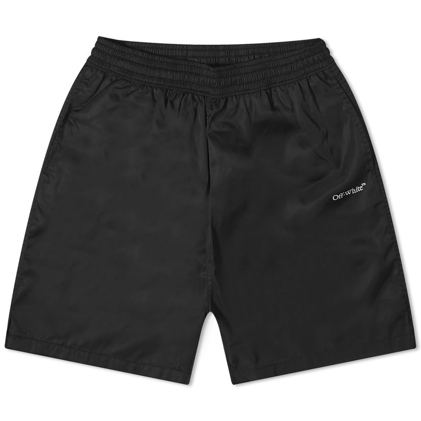Kopalke Off-White Arrow Swim Shorts Črna | OMFD008C99FAB0011001