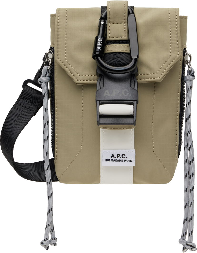 Denarnica A.P.C. A.P.C. Trek Crossbody Pouch Bež | PAAGE-H61733