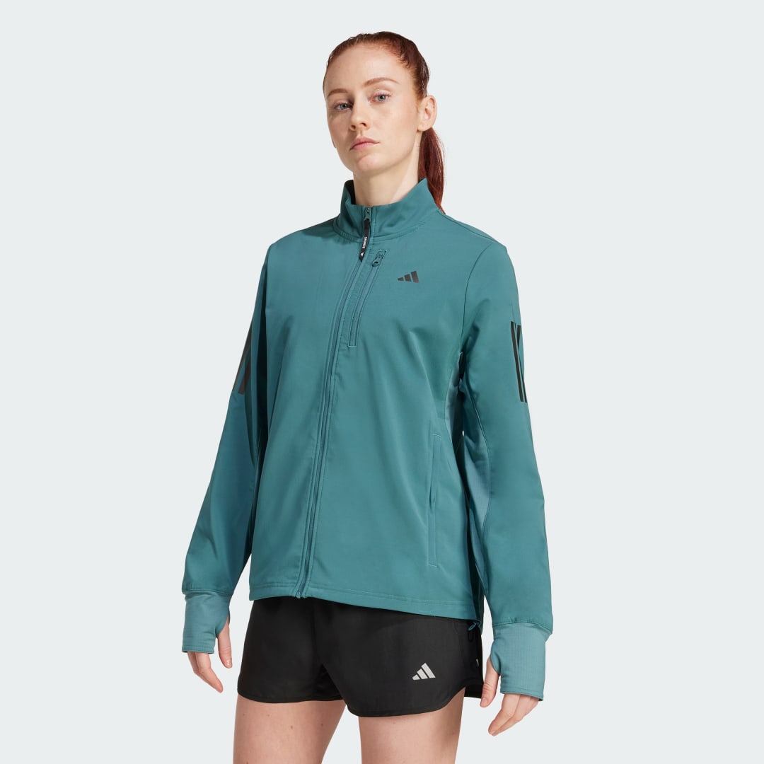Jakna adidas Performance Own The Run Winterized Jacket Turkizna | JW9650, 0
