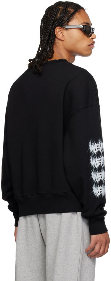 Pulover We11done We11done Crewneck Sweatshirt Črna | WD-TS3-23-710-U-BK, 2