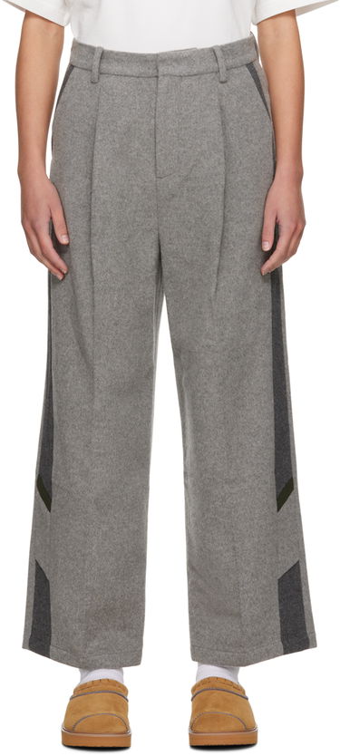 Hlače ADER ERROR Wool Straight-Leg Trousers Siva | BMADFWSA0203GR, 0