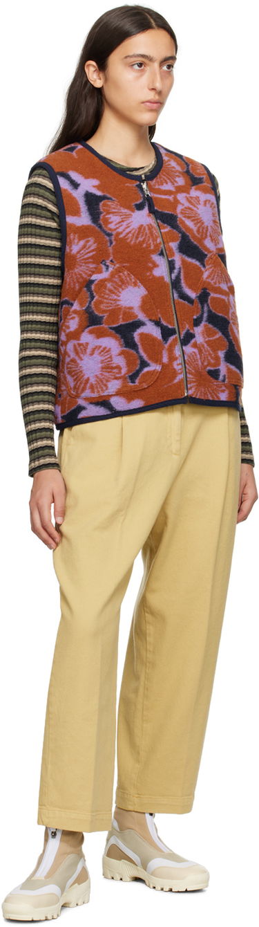 Hlače YMC YMC Market Pleated Trousers Rumena | Q4AZB, 3