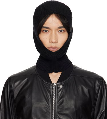 Klobuk Rick Owens Rick Owens Concordians Sphinx Skull Balaclava Črna | RU02E1490 KWV, 0