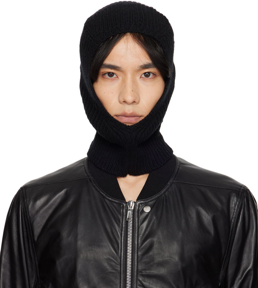 Klobuk Rick Owens Rick Owens Concordians Sphinx Skull Balaclava Črna | RU02E1490 KWV