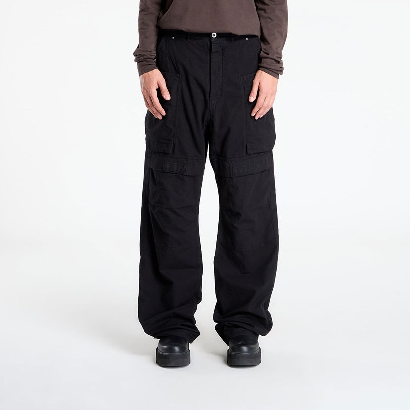 Cargo hlače Rick Owens Rick Owens DRKSHDW Stefan Cargo Pants 33 Črna | DU02E7368 CL 09