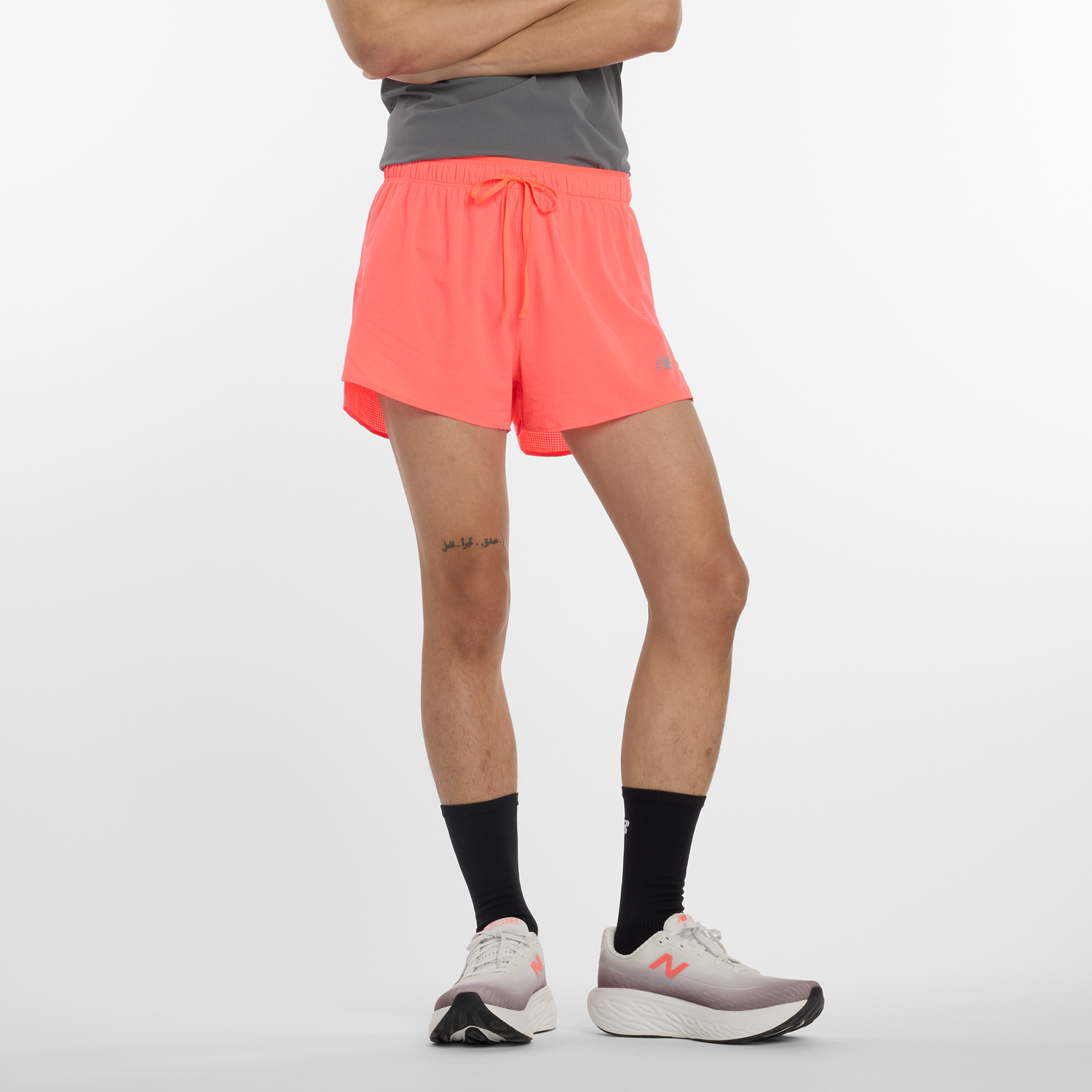 Kratke hlače New Balance Impact Run 3 Inch Short Oranžna | NBMS51283URR, 0