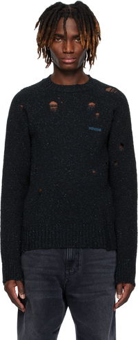 We11done Distressed Knit Sweater