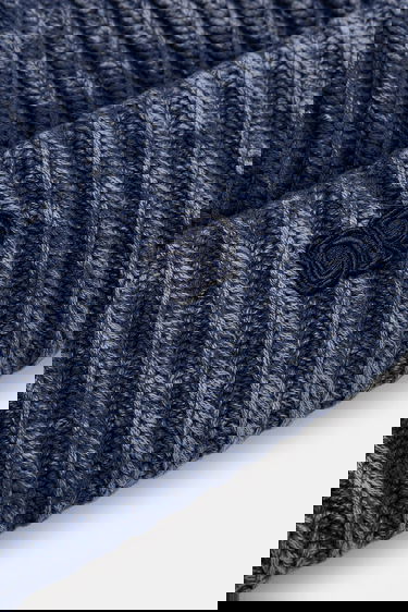 Beanie DAILY PAPER Daily Paper Knitted Washed Beanie Modra | 2521088, 2