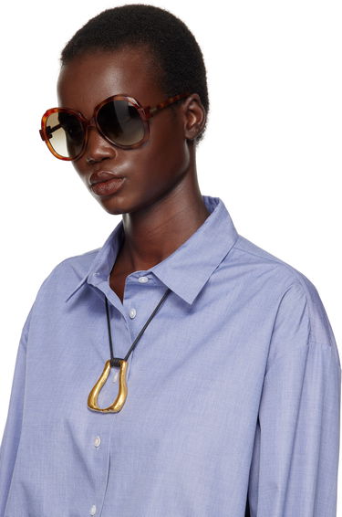 Sončna očala Gucci Saint Tropez Oversized Sunglasses Rjava | GG1432S-002, 3