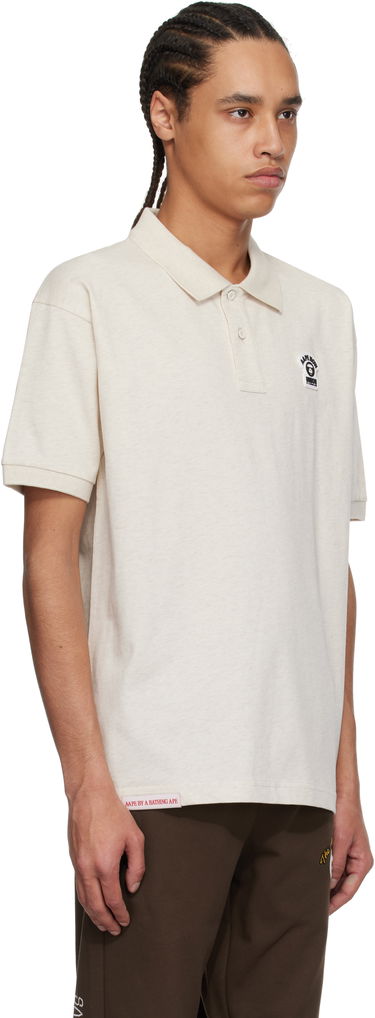 Polo majica AAPE by A Bathing Ape AAPE by A Bathing Ape Main Polo Bež | AAPPOM1662XAOBG2, 1