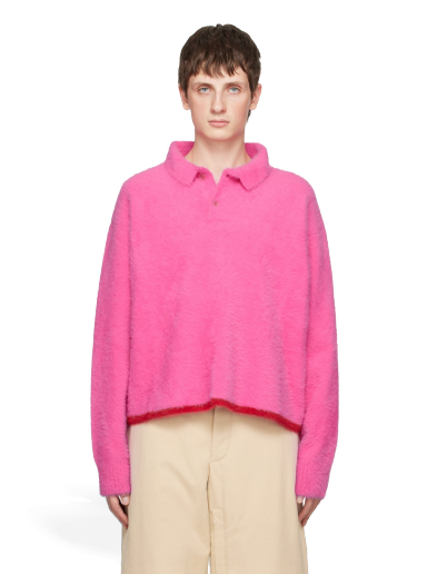 Polo majica Jacquemus Le Papier 'Le Polo Neve' Polo Roza | 21H216KN601-2390