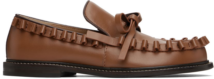 Superge in čevlji JW Anderson JW Anderson Ruffle Loafers Rjava | FW0166-LA0323