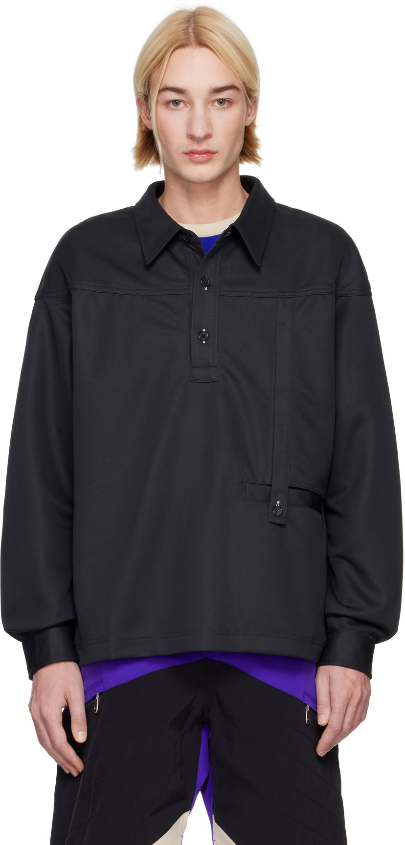 Srajce Asics Ormosiancy Pullover Shirt Črna | 2203A302