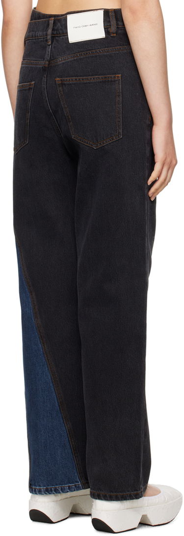 Kavbojke Feng Chen Wang Feng Chen Wang Paneled Jeans Modra | FUF16TR19, 2