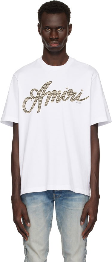 Majica AMIRI Amiri Script T-Shirt Bela | AMJYTE1193, 0