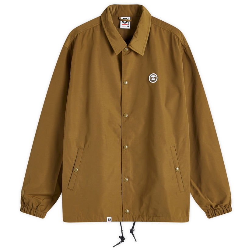 Vetrovka AAPE by A Bathing Ape AAPE Now Lightweight Coach Jacket Rjava | AAPLJM7662XXNGRH