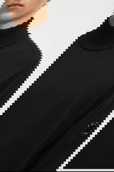 Pleteni pulover C.P. Company C.P. Company Turtleneck Sweater Črna | 19CMKN035A005528A, 3