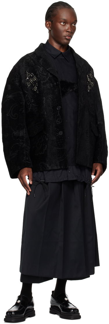Jakna Simone Rocha Simone Rocha Embellished Boxy Jacket Črna | 6099B 1092, 3