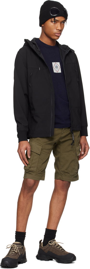 Vetrovka C.P. Company C.P. Company Shell-R Goggle Jacket Črna | 18CMOW001A-005968A, 4