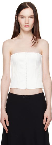 Guizio Satin Corset Top