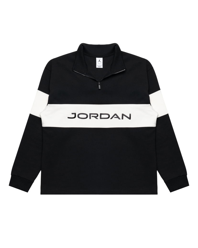 Pulover Jordan Golf Half Zip Dry-FIT Striped Pullover Črna | HF9919-010