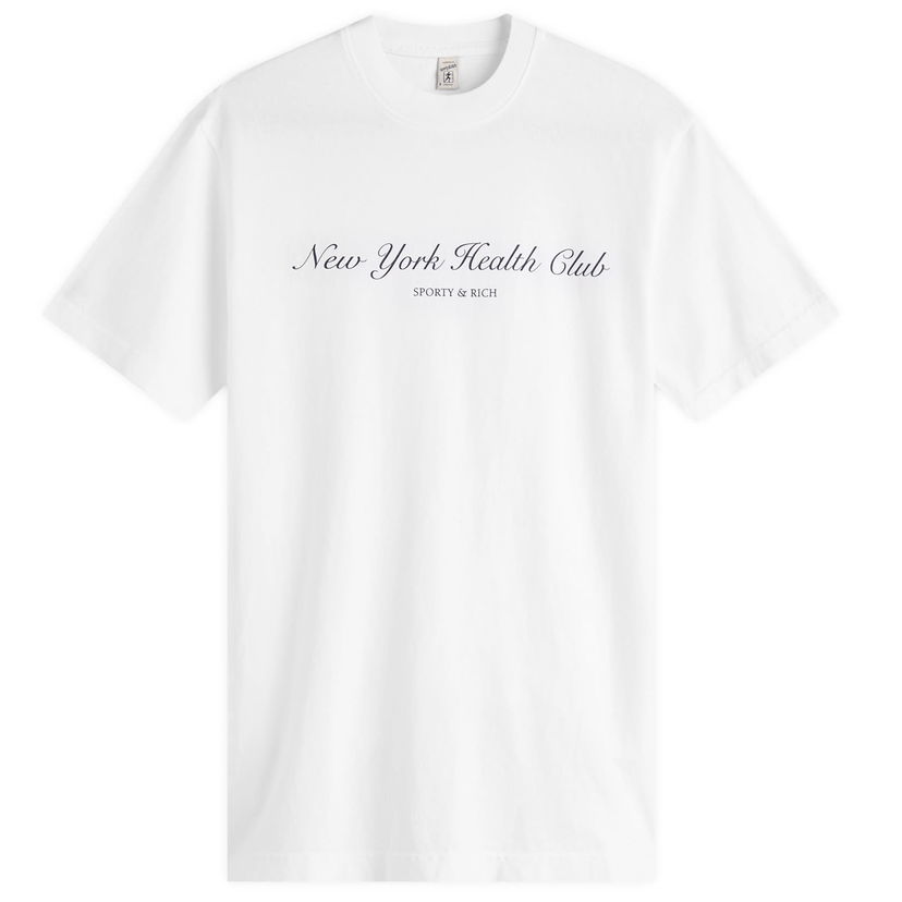 Majica Sporty & Rich Sporty & Rich NY Health Club T-Shirt, Size Large Bela | TO043602043WH01