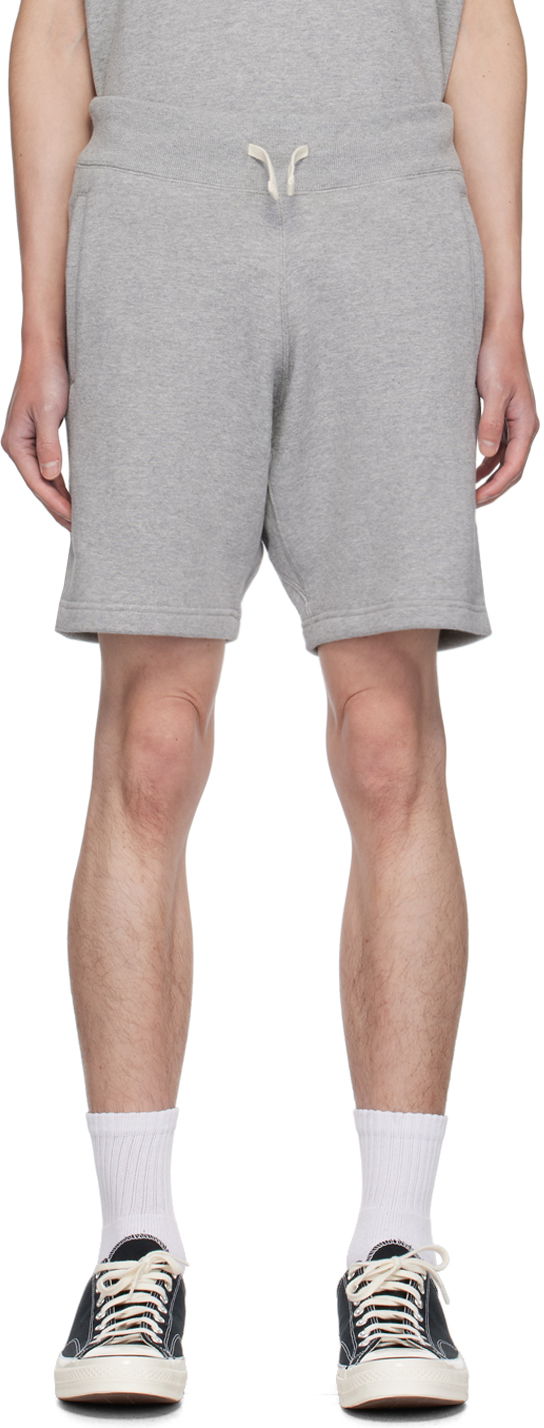 Kratke hlače BEAMS Beams Plus Sweat Shorts Siva | 3825-0111-048