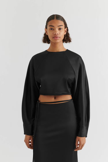 Polo majica AXEL ARIGATO Demi Open Back Top Črna | A2118001, 2