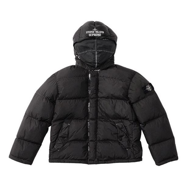 Puhovka Supreme Painted Camo Crinkle Down Jacket Črna | SUP-FW20-295