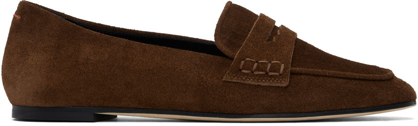 Oblačila Aeyde Aeyde Alfie Suede Loafers Rjava | A11-FL-GGRS08FL1-SS24-990-022