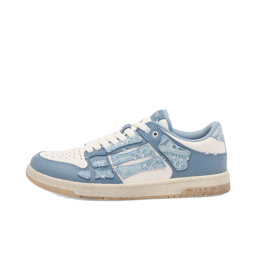 Superge in čevlji AMIRI AMIRI Bandana Skel Top Low Modra | AMFOSR1140-AshleyBlue