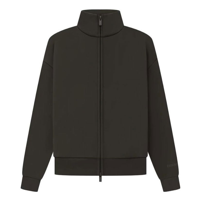 Jakna Fear of God Fear of God Essentials SS23 Fullzip Jacket Črna | FOG-SS23-121