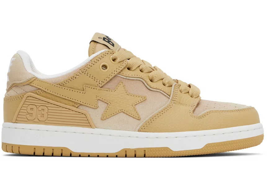 Superge in čevlji BAPE A Bathing Ape Sk8 Sta #4 Beige Bež | 1J80-191-058-BEI/001FWJ802058I-BEI, 0