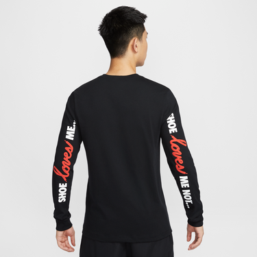 Majica Nike Sportswear Long Sleeve T-Shirt Črna | HV9807-010, 3