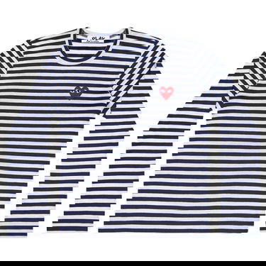 Srajce Comme des Garçons PLAY Heart Logo Tee Mornarica | AZ T010 051 1, 1