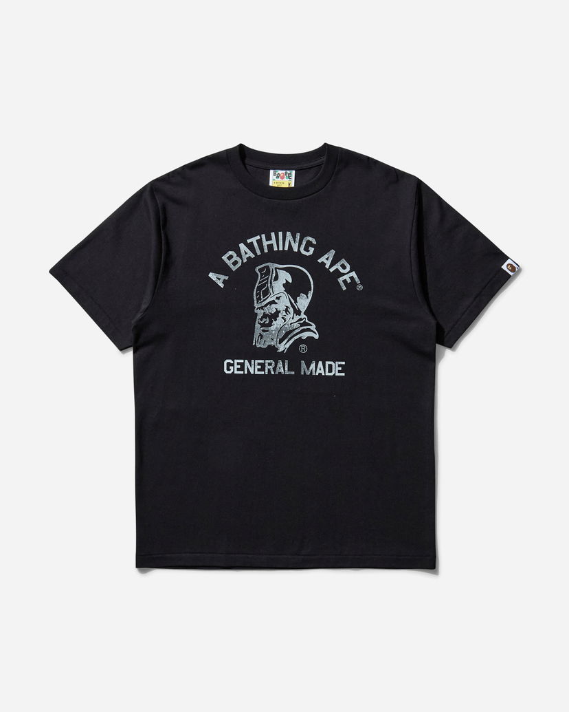 Majica BAPE High Tone Bleach General Made Tee Črna | 1L30110046 BLACK